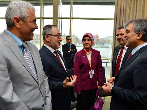 Cumhurbaşkanı Gül, Danimarka İslam Toplumu Heyetini Kabul Etti